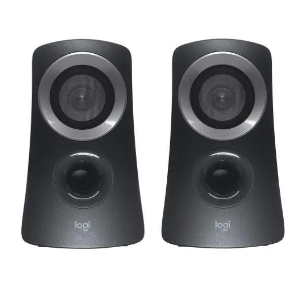 Logitech Z313 SPEAKER SYSTEM WITH SUBWOOFER Rich Balanced Sound - Black - DokanTech #