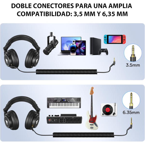 MAONO AU-MH601 Studio Monitoring Headphone - Dokkantech