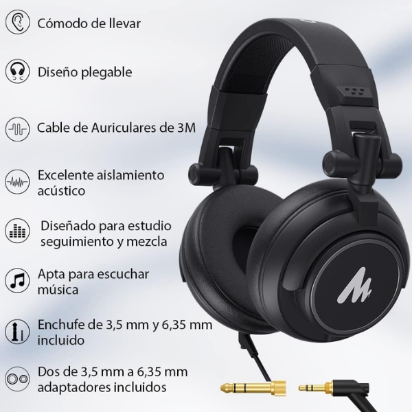 MAONO AU-MH601 Studio Monitoring Headphone - Dokkantech