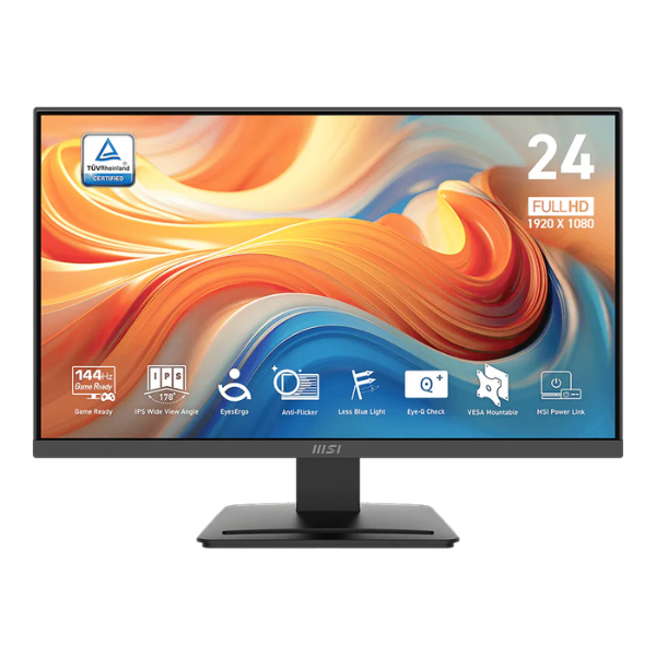 MSI PRO MP243L E14 24 inch, FHD, IPS,144Hz, Free-Synch, 1ms - Black