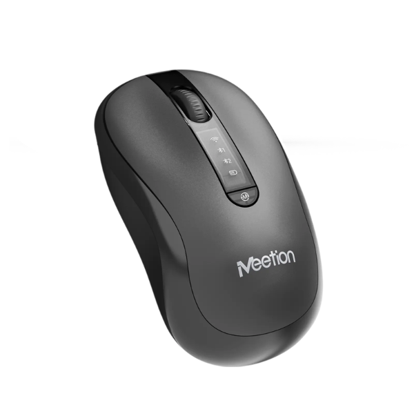 MeetionBTM185RRechargeableWireless2.4G_BlueetoothDual-ModeMouse-Black1 - DokkanTech