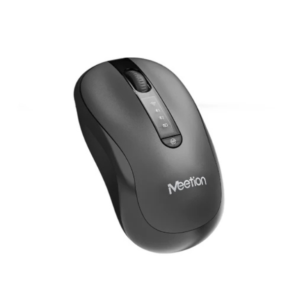 Meetion BTM185 Wireless 2.4G&Blueetooth Silent Mouse - Black