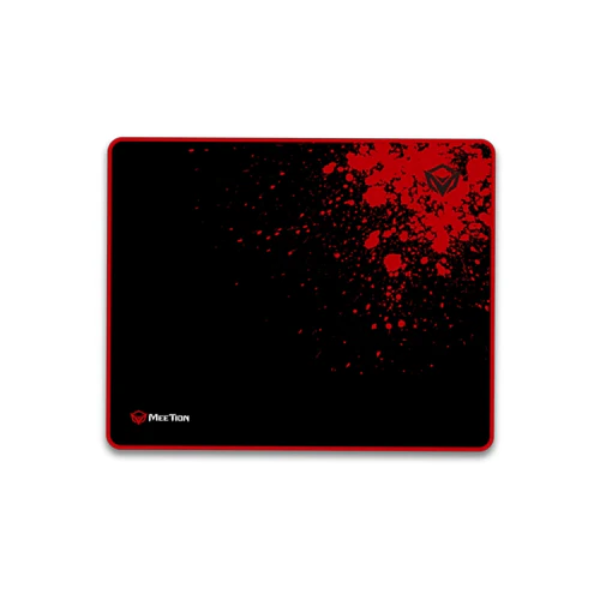 Meetion P110 non-slip rubber gaming mouse pad large – front view black