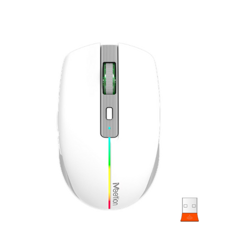Meetion BTM002 Dual-Mode Wireless & Bluetooth Mouse | Rechargeable- Dokkantech