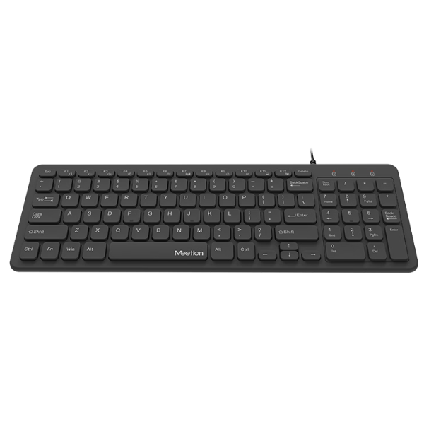 Meetion K410 Ultra-Thin Wired Keyboard – Compact and Comfortable Design- Dokkantech