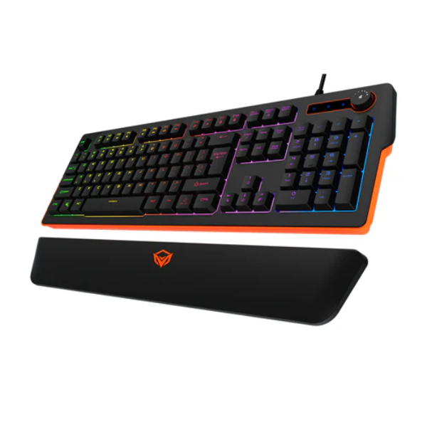 Meetion K9520 RGB Magnetic Wrist Rest Arabic Wired Gaming Keyboard - Dkkantech