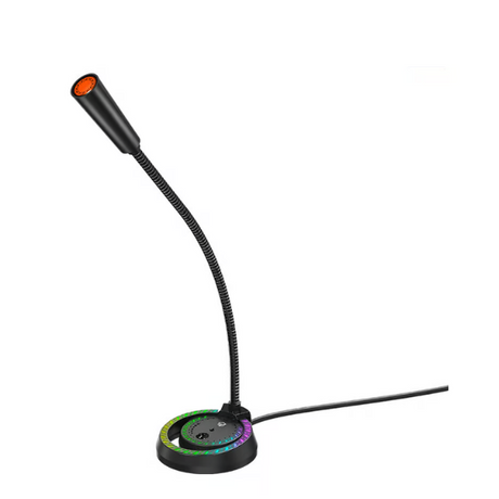 Meetion MC14 RGB Backlight Wired Gaming Microphone –Noise Reduction, Plug & Play for PC & Streaming- DokanTech #