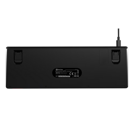 Meetion MK005 60% Mechanical   Gaming  Keyboard - Blue Switch, Black & White_Arabic- DokanTech #