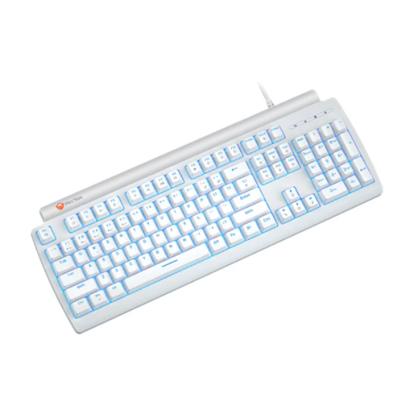 Meetion MK600MX Blue switch Arabic Mechanical Rainbow White Keyboard - Dokkantech