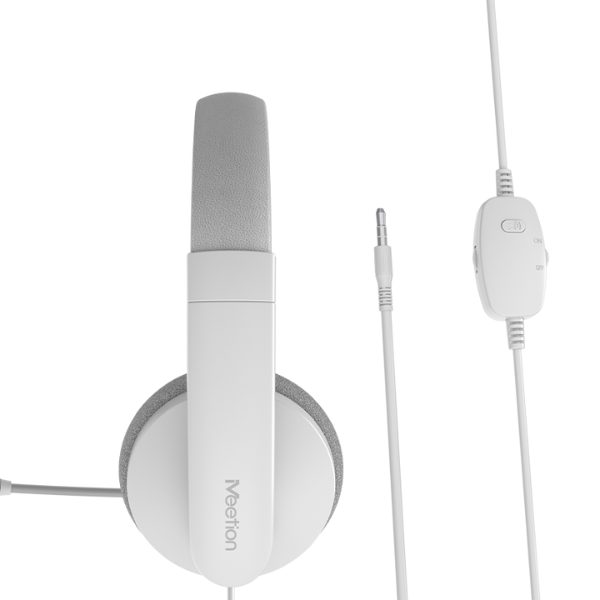 Meetion MT-HP003 Wired Headset with Mic - Dual Ear, Noise Cancelling- DokanTech #