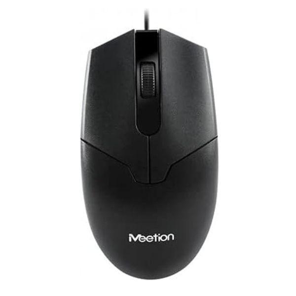 Meetion MT-M360 Wired Mouse | 1000 DPI | Ergonomic Black#- Dokkantech