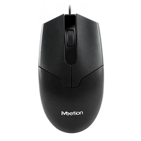 Meetion MT-M360 Wired Mouse | 1000 DPI | Ergonomic Black#- Dokkantech