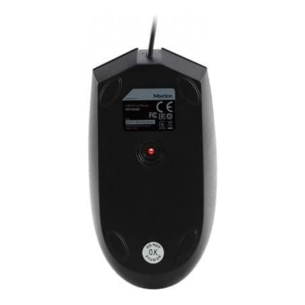 Meetion MT-M360 Wired Mouse | 1000 DPI | Ergonomic Black#- Dokkantech