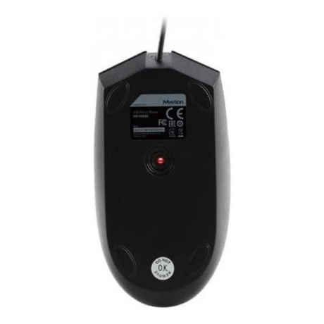 Meetion MT-M360 Wired Mouse | 1000 DPI | Ergonomic Black#- Dokkantech