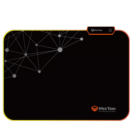 Meetion PD120 RGB Gaming Mouse Pad – Non-Slip Rubber Base, LED Backlit, Plug & Play- DokanTech #