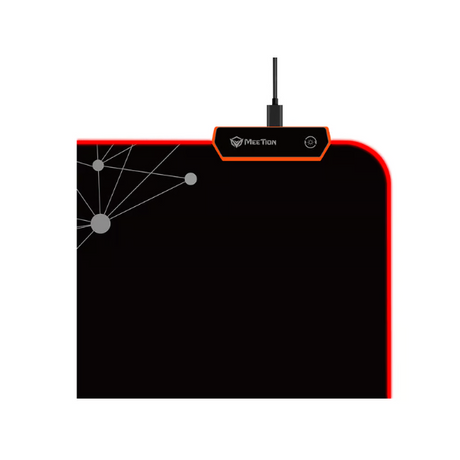 Meetion PD120 RGB Gaming Mouse Pad – Non-Slip Rubber Base, LED Backlit, Plug & Play- DokanTech #