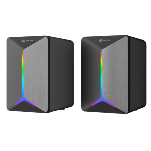 Meetion SP2011 Gaming Speakers  LED Lighting  3.5mm & USB Powered- DokanTech #