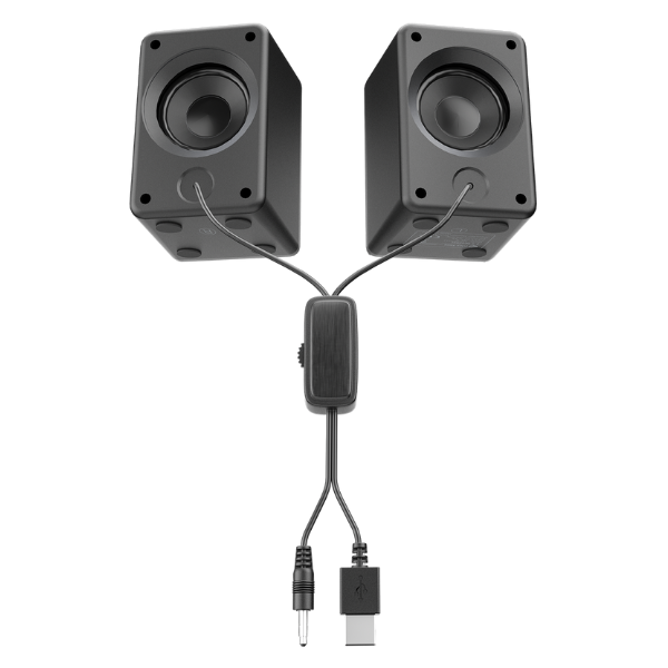 Meetion SP2011 Gaming Speakers  LED Lighting  3.5mm & USB Powered- DokanTech #