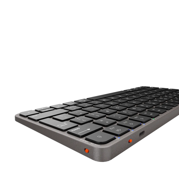 MeetionikeyK210Bluetoothand2.4GWirelessKeyboardAra-BlackGray - dokkantech#