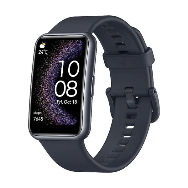 Huawei Watch Fit Special Edition AMOLED GPS smartwatch – front view black
