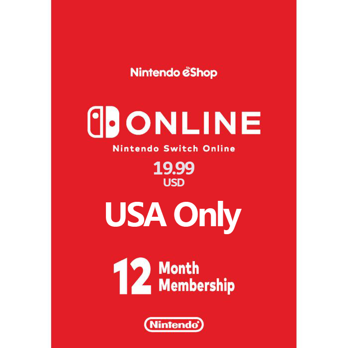 Nintendo Gift Card Membership USA Only - Digital Code - DokanTech #