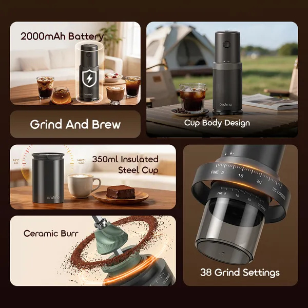 OraimoBeanGrind2-in-1PortableCoffeeGrinder350ml_BlackSpecsExample-DokkanTech
