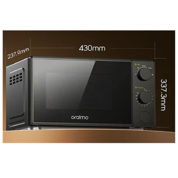 OraimoInfiWaveLite20LLowNoiseMicrowaveOven--size Black -DokkanTech