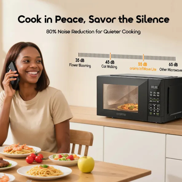 OraimoInfiWaveLite23LEnergy-SavingTouchscreenMicrowaveOven-Black-Features 3-DokkanTech