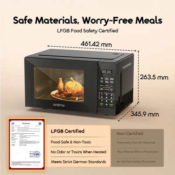 OraimoInfiWaveLite23LEnergy-SavingTouchscreenMicrowaveOven-Black --size-DokkanTech