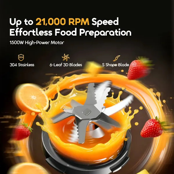OraimoOmniBlend221000RPMSpeed5-in-1BlenderSpeed- DokkanTech