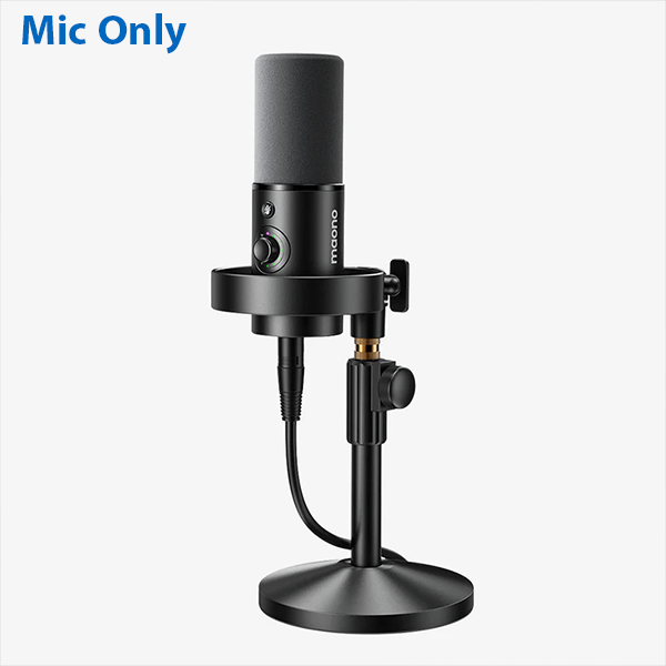 Maono PD300X USB/XLR Dynamic Microphone – Black "XLR CABLE NOT INCLUDED"