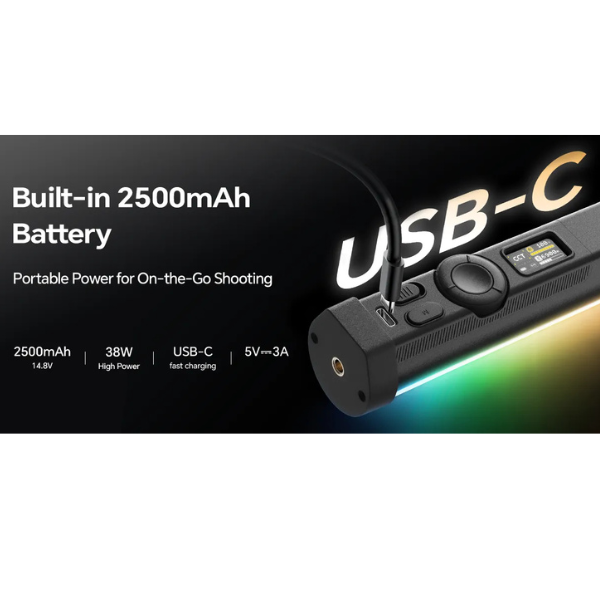 Photoolex B1200S RGB LED tube light, feature highlight 6