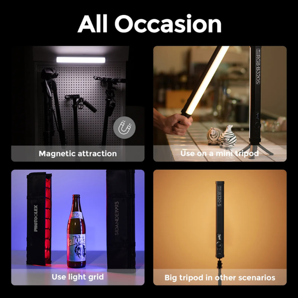 Photoolex B320S RGB LED Tube Light 30cm (RGB-B320S)
