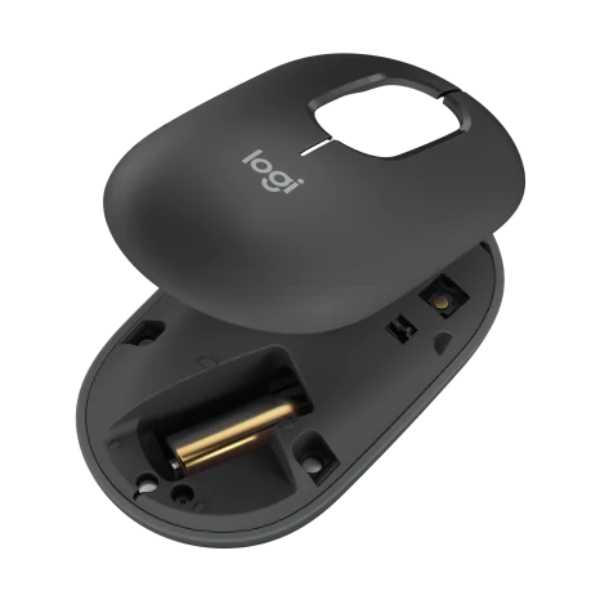 Logitech POP Mouse, Wireless Mouse with Customisable Emojis, SilentTouch Technology, Precision/Speed Scroll, Compact Design, Bluetooth, Multi-Device, OS Compatible - DokanTech #