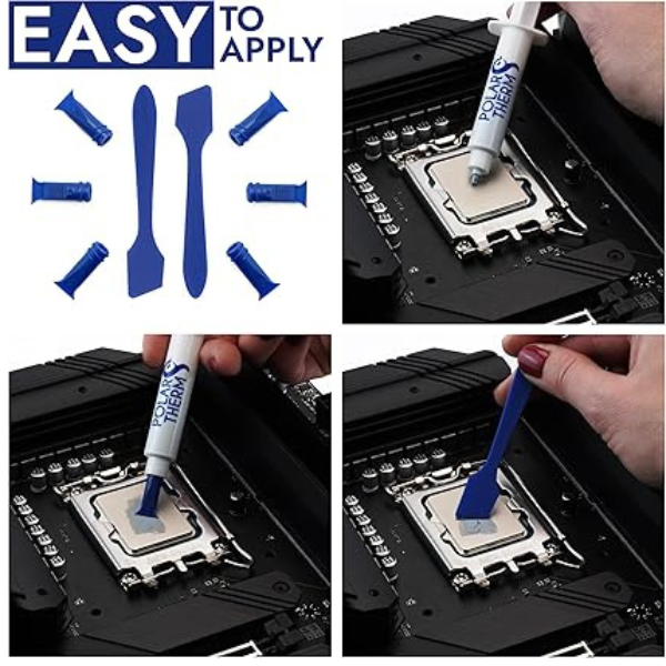 Polartherm X10 2g High-Performance Thermal Paste – Enhanced Cooling for CPU & GPU- DokanTech #