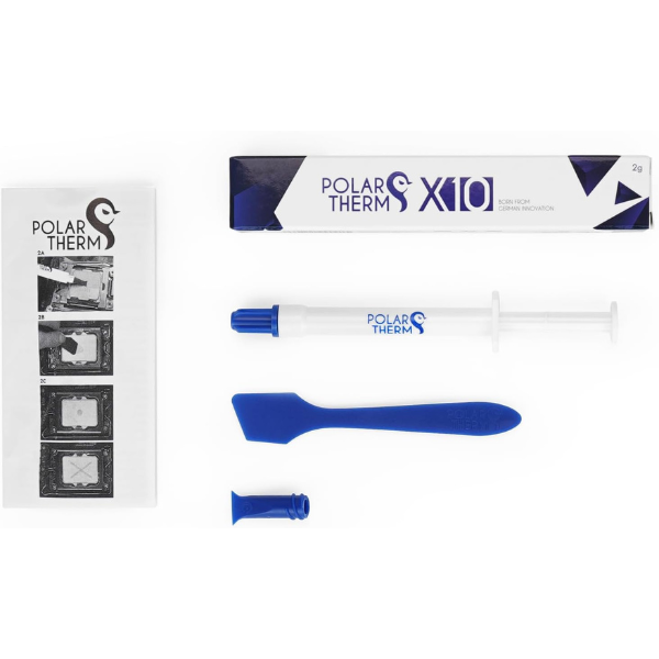 Polartherm X10 2g High-Performance Thermal Paste – Enhanced Cooling for CPU & GPU- DokanTech #