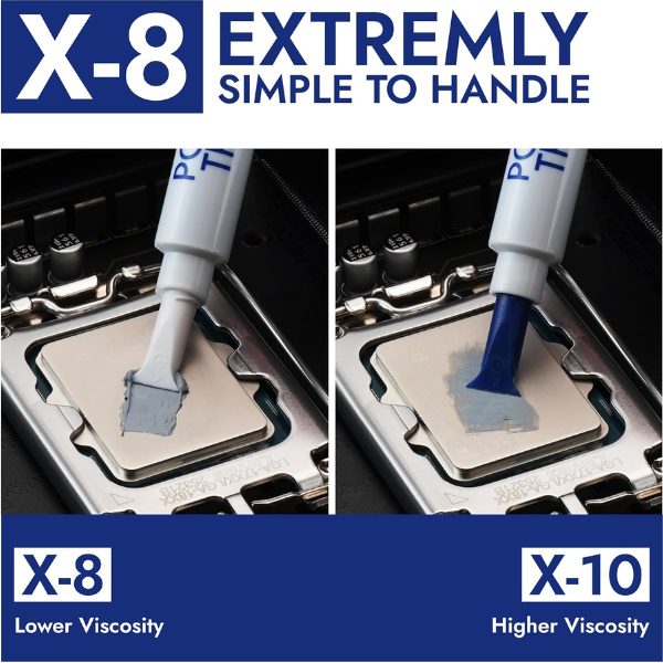 Polartherm X8 Thermal Paste – High-Performance Cooling Compound  5g ,for CPUs & GPUs- DokanTech #