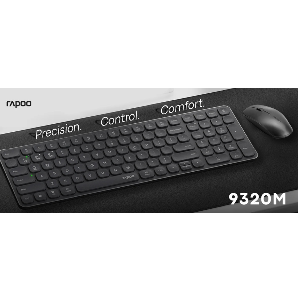 Rapoo 9320M Multi-Mode Wireless Keyboard and Mouse Combo-dokantech
