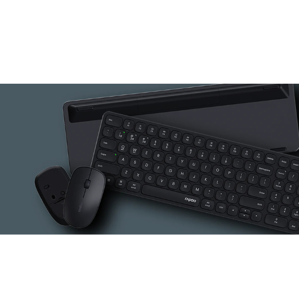 Rapoo 9320M Multi-Mode Wireless Keyboard and Mouse Combo-dokantech