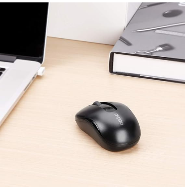 RapooM10PlusOpticalWirelessMouse-Black-dokantech