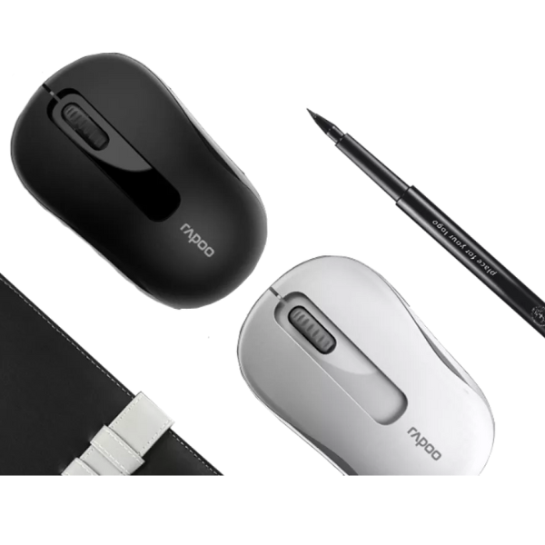 RapooM10PlusOpticalWirelessMouse-Black-dokantech