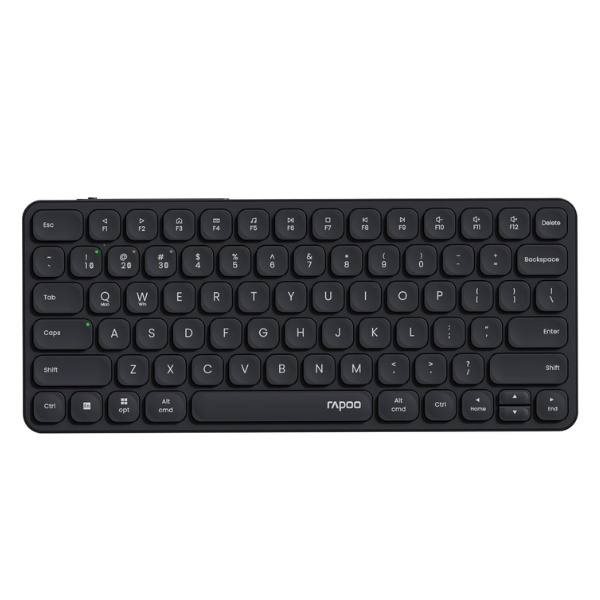Rapoo Mini E9050L Wireless Keyboard – Light Grey, Arabic/English Layout-dokantech