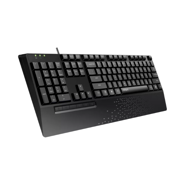 Rapoo NX2000 Wired Keyboard and Mouse Combo – Black, Arabic/English Layout-Rapoo NX2000 Wired Keyboard and Mouse Combo – Black, Arabic/English Layout-dokantech