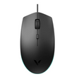Rapoo V11S Optical Wired Gaming Mouse – Ergonomic, Adjustable DPI, Black-dokantech