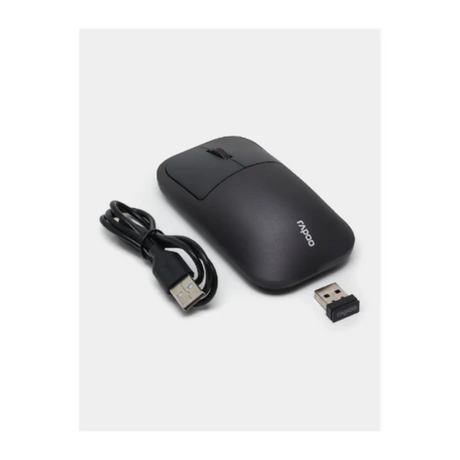 Rapoo M700 Silent Multi-Mode Wireless Mouse - Dark Grey - Dokkantech