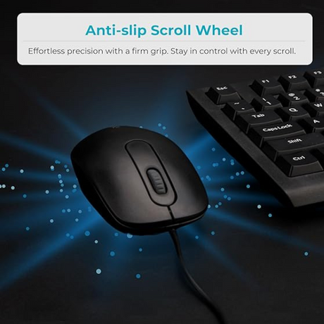 Rapoo N200 Wired Optical Mouse – 1000 DPI, Ambidextrous, Plug & Play#Dokkantech