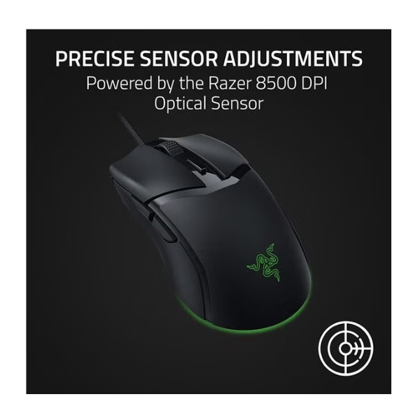 Razer Cobra Wired Gaming Mouse – Precision, Speed & RGB Lighting – RZ01-04650100-R3M1