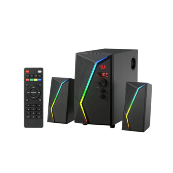 Redragon Anvil GS520 Pro 2.1 gaming speaker – front view black