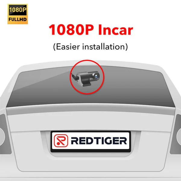 Redtiger F7NP dash cam – rear camera detail