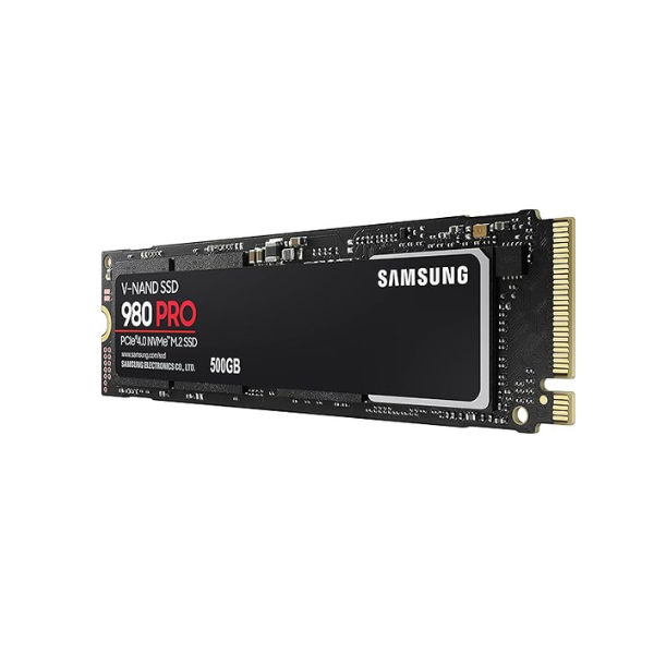 Samsung 980 PRO 500GB M.2 NVMe SSD – PCIe 4.0 • Up to 6900MB/s Read, 5000MB/s Write - MZ-V8P500B - Dokkantech#